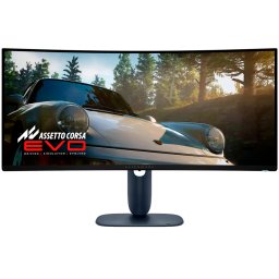 Monitor LED QD-OLED Curbat Alienware AW3425DW 34" 3440 x 1440 pixeli 0.03 ms GTG Negru