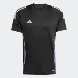 Tricou de antrenament Tiro 24 Negru-Mov Adulți