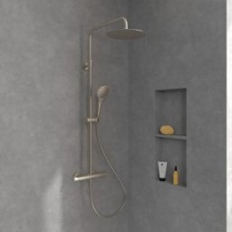 Coloana de dus cu termostat Villeroy&Boch Verve 250 nichel periat mat