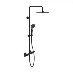 Coloana de dus cu termostat Villeroy&Boch Verve 250 negru mat