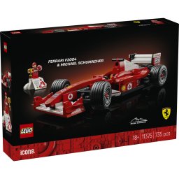 LEGO Icons (Creator Expert) - Ferrari F2004 și Michael Schumacher 11375, 735 piese
