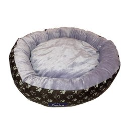 Culcus pufos pentru caine/pisica, mov deschis, 67 cm