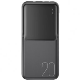 Baterie Externa XO Design PR252, 20000mAh, 10W, 2 x USB-A, Neagra