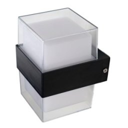 Set 2 x Aplica Perete Exterior Led, 8W, 840 lm, IP44, 105 x 95 x 135 mm, Negru, Modee