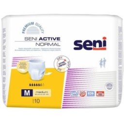Set 2 x Scutece Adulti Seni Active Pull Up, Normal Medium, 10 Bucati