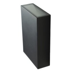 Set 2 x Aplica Perete Exterior Led, 4W, 450 lm, IP65, 83 x 123 x 30 mm, Negru, Modee