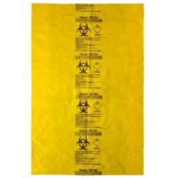 Set 2 x Saci Galbeni Biohazard, ADR 120 l, 50 Bucati
