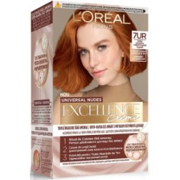 Set 2 x Vopsea Par Permanenta Excellence Universal Nudes Reds 7UR Cupru Universal 192 ml