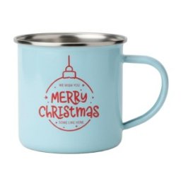 Set 2 x Cana Adanca cu Design de Craciun, Culori Asortate, 8.50 x 9.30 cm, 450 ml, Grunberg