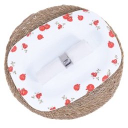 Set 2 x Platou Patrat pentru Servit 32.5 x 32.5 cm, Opal Red Mahour