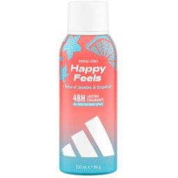 Set 3 x Deodorant Spray de Corp Femei Adidas Vibes Happy Feels, 150 ml