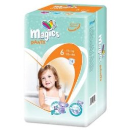 Set 2 x Scutece Chilotel Magics Flexidry, Nr. 6, Marimea XL, 18 Bucati