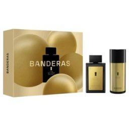 Set 2 x Caseta Cadou Barbati Antonio Banderas, Apa de Toaleta 100 ml, Deodorant 150 ml