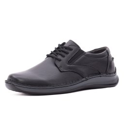 Pantofi barbati casual din piele naturala, Otter 85DT80007A 01-N, negru