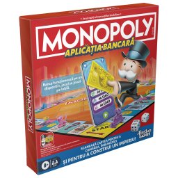 Joc Monopoly Aplicatia Bancara în Limba Romana, 8+ ani, Hasbro