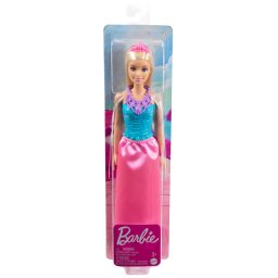 Papusa Barbie Printesa Blonda cu Tiara si Rochie Stralucitoare