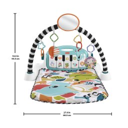 Saltea de joaca Fisher-Price cu pian muzical in limba greaca