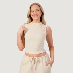 GymBeam Top pentru femei Turtleneck NEO Almond S