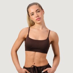 GymBeam Sutien sport fără cusături NEO Mocha L