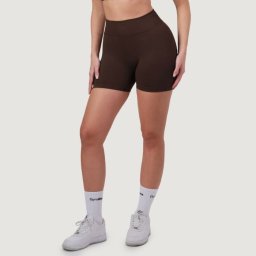GymBeam Pantaloni scurți fără cusături pentru femei NEO Mocha XS