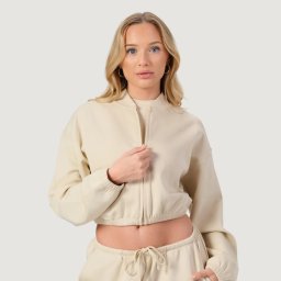 GymBeam Hanorac pentru femei Zip-Up NEO Almond XL