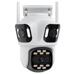 Camera Supraveghere WiFi BT Ultra HD 4 Lentile Unghi Larg Zoom 8X Night Vision Autotracking Audio Bidirectional