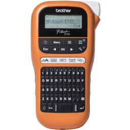 Imprimanta termica pentru etichete BROTHER PTE110VPYJ1, Termica, Monocrom, Banda 12 mm