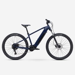Bicicletă MTB electrică semi-rigidă drumeție29" Cadru aluminiu E-EXPL140Albastru