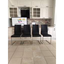 SET 4 SCAUNE WHITE-BLACK DISPONIBIL 1 SET