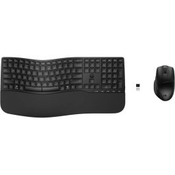HP 680 Comfort cablu fără programabil dublu tastatură și mouse maghiar negru