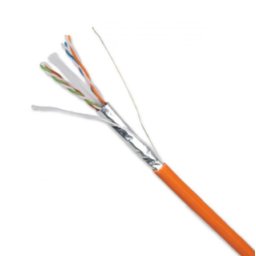 1 m Cablu NEXANS cupru F1/UTP Cat 6a AWG23 LSZH Portocaliu LANmark Rola 500 metri Full cupru, vanzare la rola 500m N100.624G-OD
