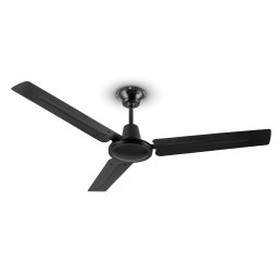 Klarstein Spin Doctor, negru, 55W, ventilator de tavan, 122 cm, 3 brațe, oțel inoxidabil (VTS6-Spin-Doctor-B)