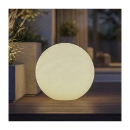 Kanlux 45930 - Lampă de exterior STONO, 1xE27/15W/230V, Ø 20 cm, IP65, albă