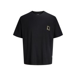 JACK & JONES T-Shirt Jormontauk Back Graphic 12290892 C-N10 black/colorfull