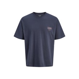 JACK & JONES T-Shirt Jormontauk Back Graphic 12290892 19-3930 TCX odyssey gray