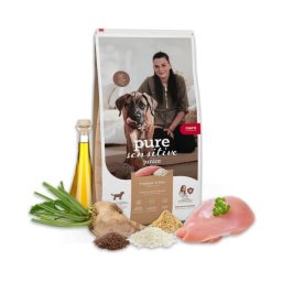 Hrană căței sensibili MERA Pure Sensitive Junior 12,5 kg curcan & orez