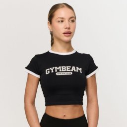 GymBeam Tricou pentru femei Varsity Black L