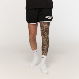GymBeam Pantaloni scurți sport Varsity Black S