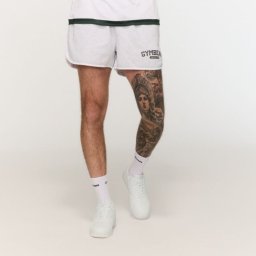 GymBeam Pantaloni scurți sport Varsity Grey M