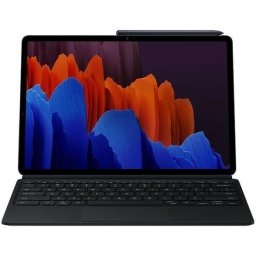 Husa Book Cover cu tastatura Samsung EF-DT970UBEGEU pentru Samsung Galaxy Tab S7 Plus T970/T975/T976, Negru