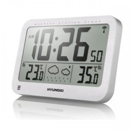 Statie meteo Hyundai WS 2331, ceas mare, argintiu