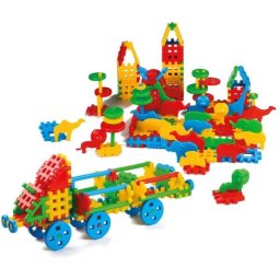 Marioinexe Waffle Mix constructie intr-o punga, 200 bucati, varsta peste 3 ani