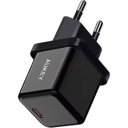 Incarcator USB Aukey PA-F5, 20W, 1x USB-C, Power Delivery, Negru