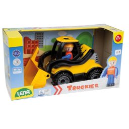 Tractor Incarcator Frontal Truckies Lena cu o figurina