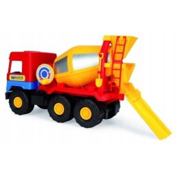 Betoniera pentru copii, Wader, Plastic, 42 cm, varsta 3 ani, Multicolor