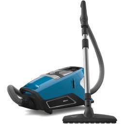 Aspirator fara sac Miele Blizzard CX1 Parquet PowerLine SKCF5, 890 W, 2 l, 76 dB, perie Parquet Twister, Albastru