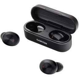 Casti bluetooth Canyon, TWS-1,Negru