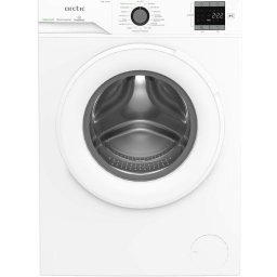 Masina de spalat rufe Arctic, 7kg, 1400rpm, Clasa A, Motor Silent Inverter, SaveInAll, Display, ExtraSteam, RecycledTub, Alb