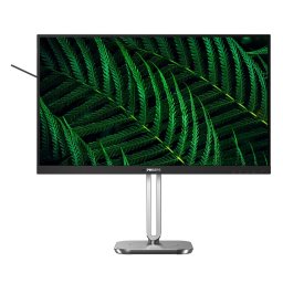 Monitor IPS LED Philips 27" 27B2G5500/00, Full HD (1920 x 1080), HDMI, DisplayPort, Boxe, Pivot, 100 Hz, 4 ms, Negru/Argintiu