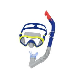 Set cu masca si tub pentru snorkelling, Bestway, Silicon, Multicolor
